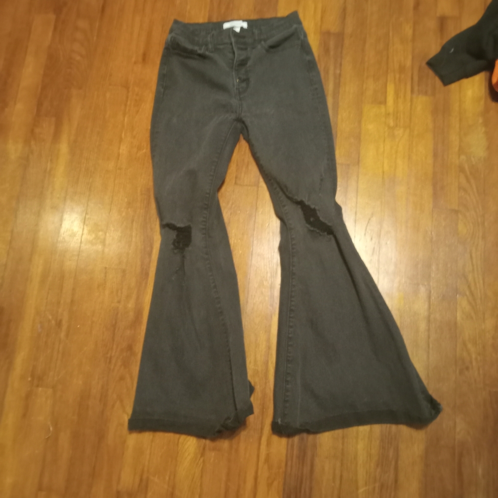 Black Bell Bottoms